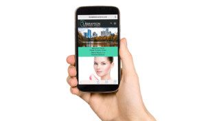 image of the home page for Heel Pain Center of Atlanta